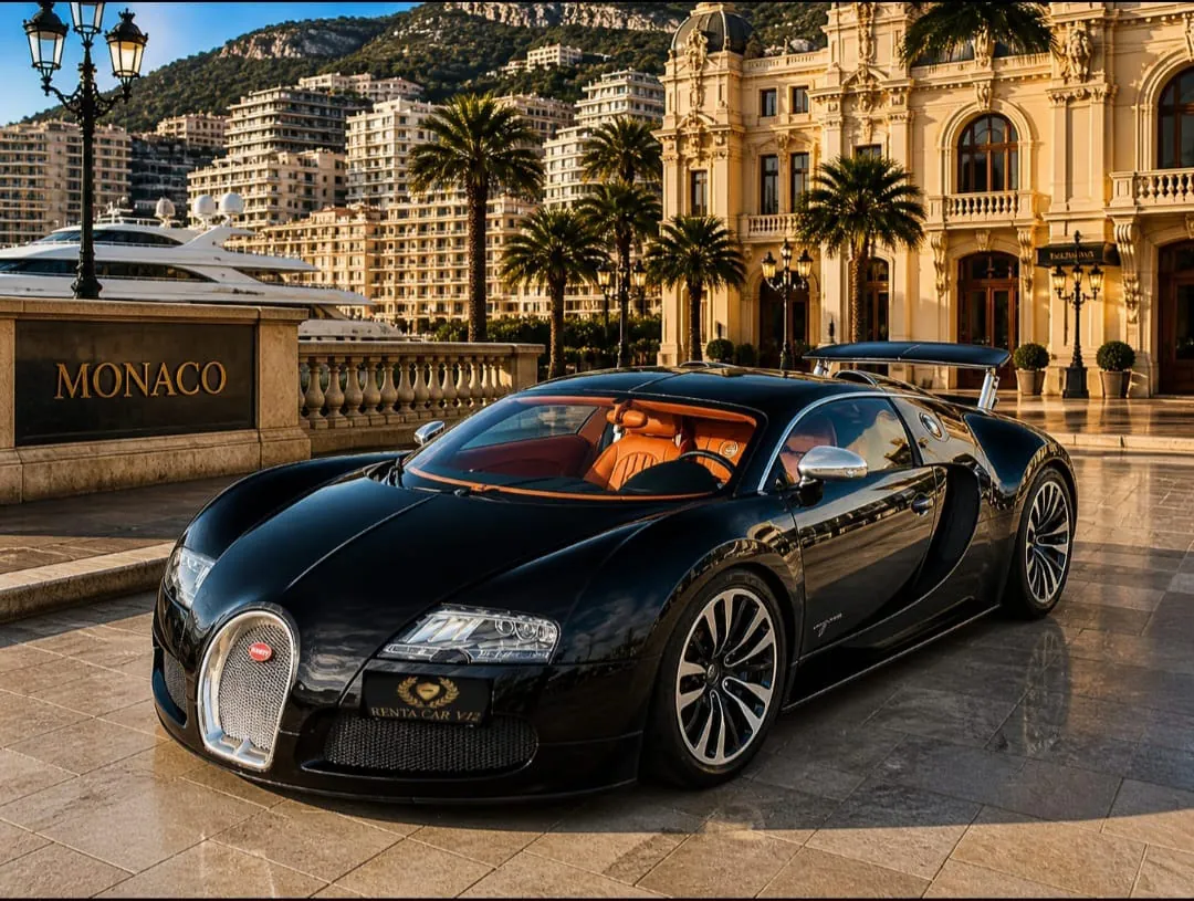 Bugatti de lujo en Mónaco