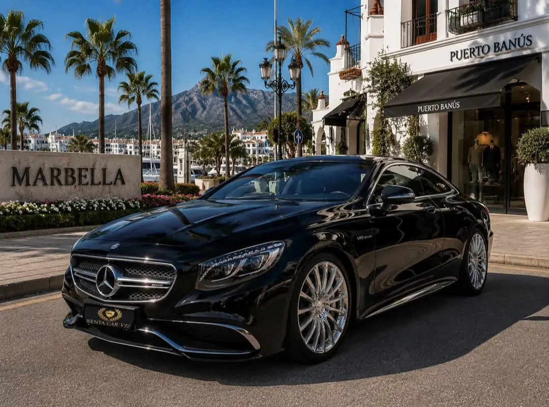 Mercedes de lujo en Puerto Banús Marbella